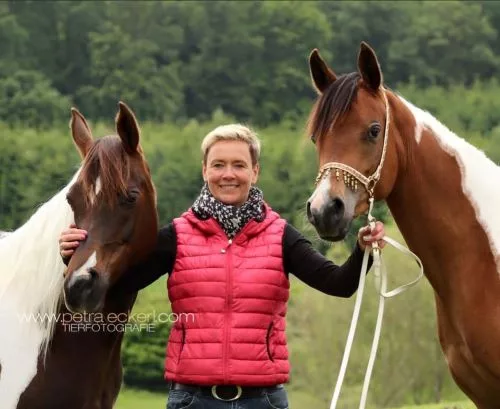 Anja S. mit Nini und Dreamy