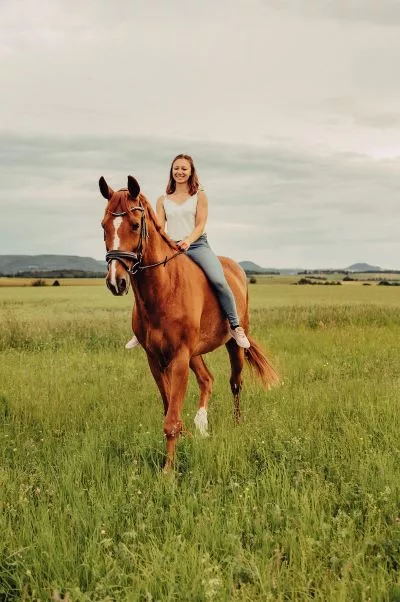 Juliana H. mit Balou